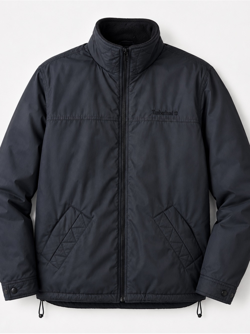 Timberland Men’s Charcoal Fleece-Lined Jacket Size S